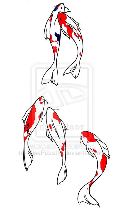 400x692 Koi Fish Tattoo Design By Gisapizzatto On E Shrine