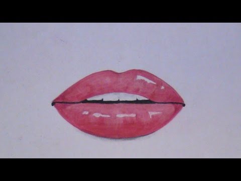 480x360 How To Draw Lips For Beginners