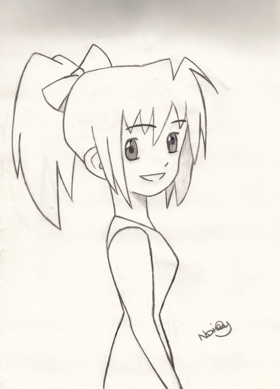 900x1252 Easy Cute Drawings Of People