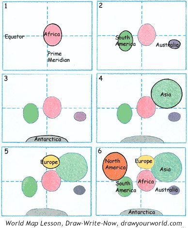 388x469 Simple World Map Draw Write Now 7 Teacher And School