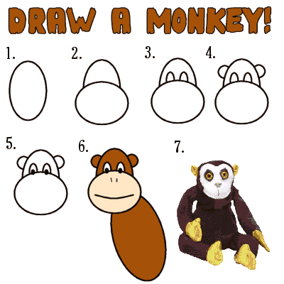 400x400 Teach Me How To Draw A Monkey!