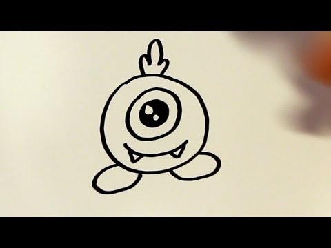 480x360 How To Draw A Cartoon Monster V2