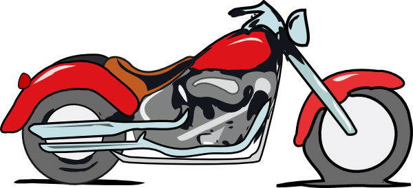 600x274 Motorcycle Clip Art