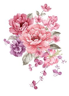 236x325 Watercolor Illustration Flower In Simple Background Tattoo'S