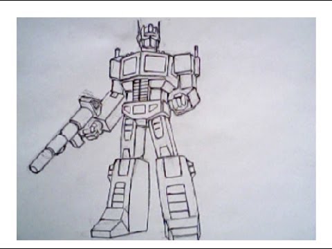 480x360 How To Draw Optimus Prime From Transformers (Robot Mode)