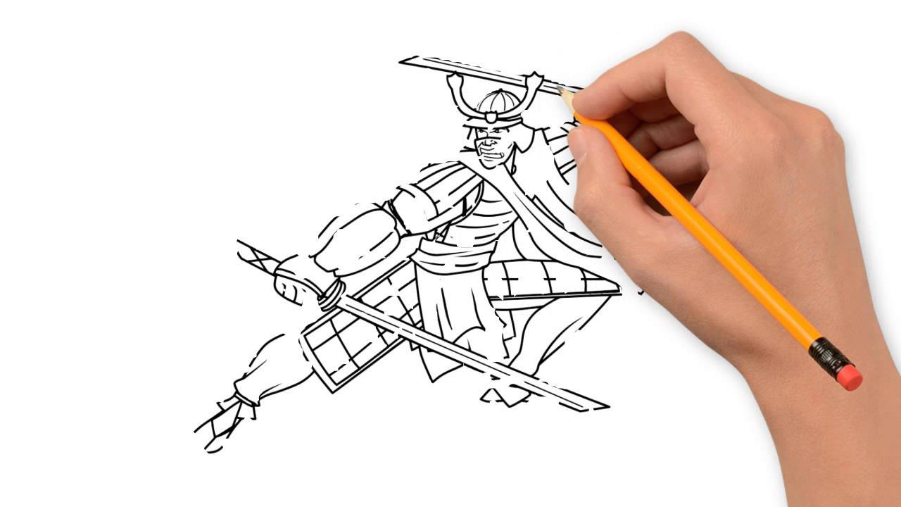 1280x720 Samurai Pencil Things To Draw Step By Step
