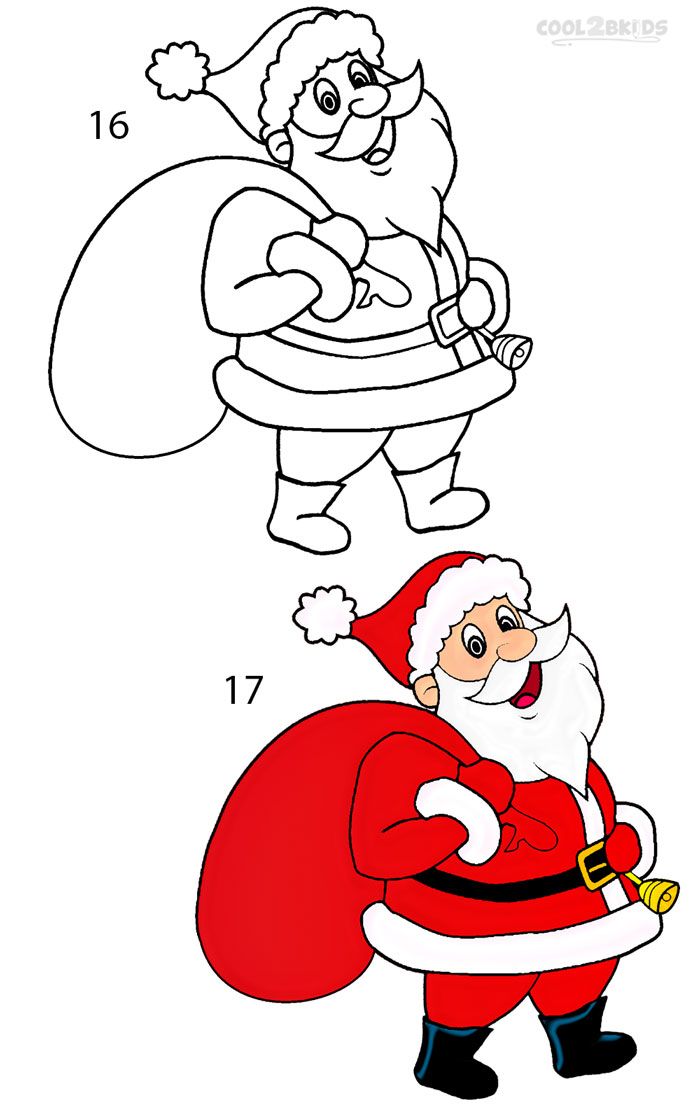 700x1106 How To Draw Santa Clause Step 8 Things To Draw