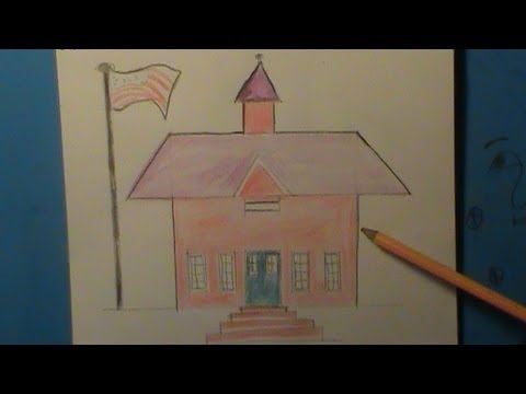 480x360 How To Draw A School