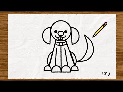 480x360 Simple Shape Sketches How To Draw A Dog