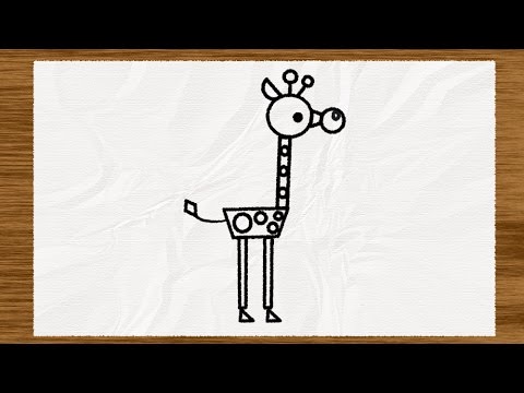 480x360 Simple Shape Sketches How To Draw A Giraffe