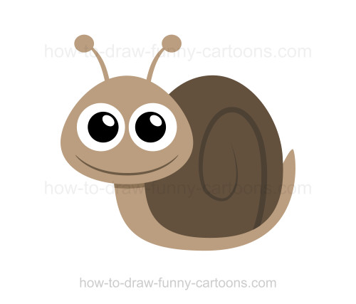 500x427 To Draw A Snail