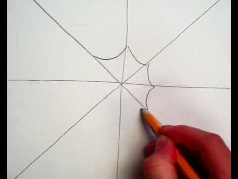 480x360 How To Draw A Simple Spider Web