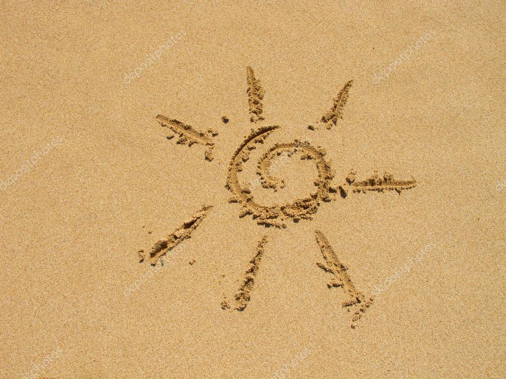 1024x768 Simple Sun Drawing Stock Photo Nataliglado