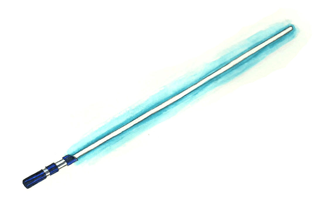 1085x740 How To Draw A Lightsaber 4 Steps (With Pictures)