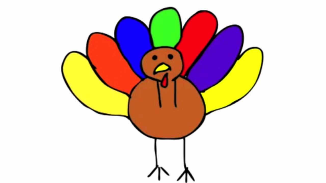 1280x720 How To Draw A Turkey