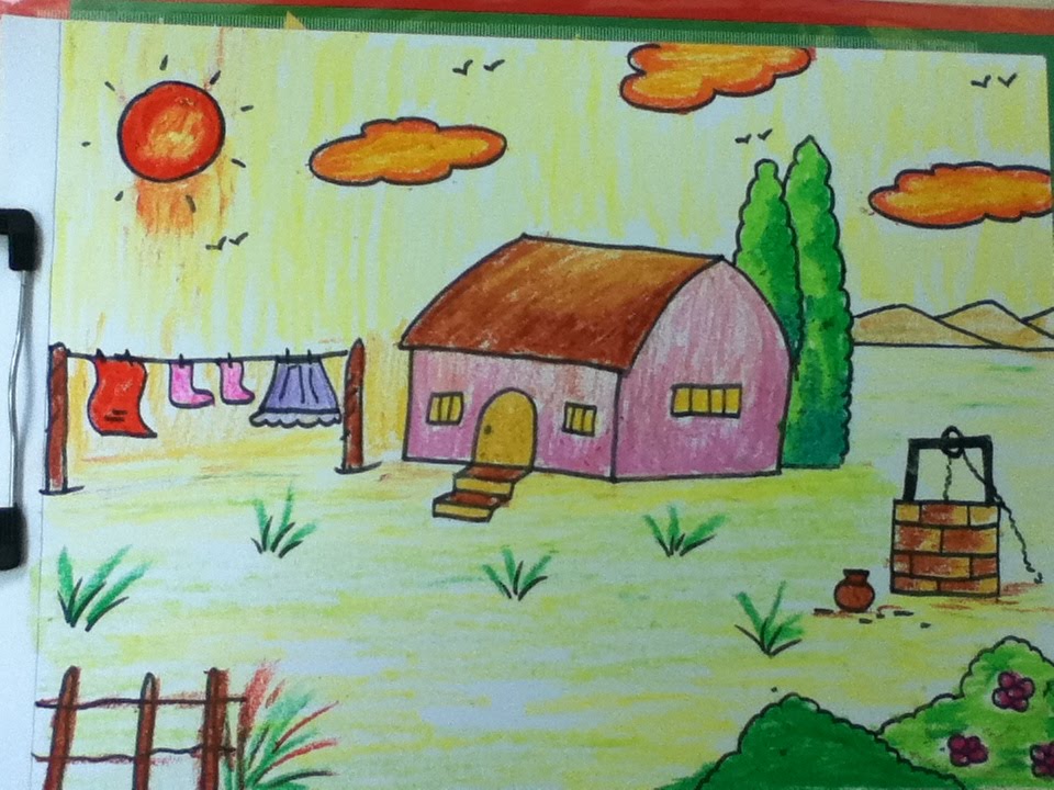Simple Village Drawing at GetDrawings | Free download