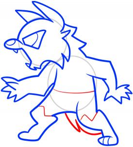 274x302 How To Draw How To Draw A Werewolf For Kids