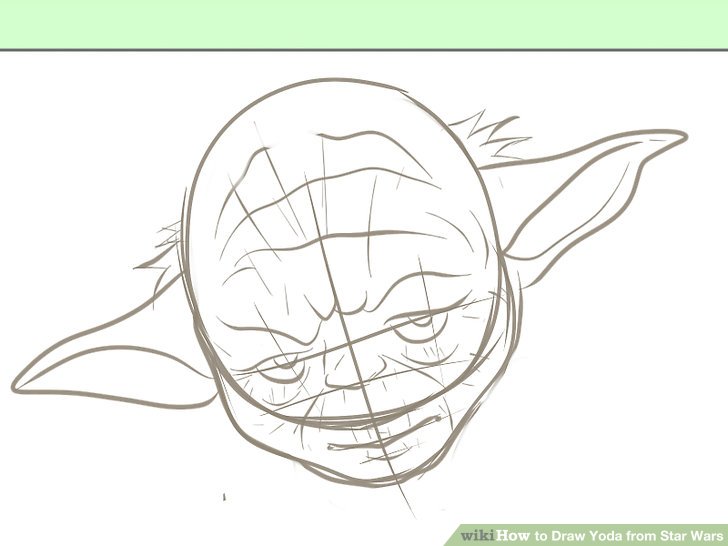 728x546 How To Draw Yoda From Star Wars 7 Steps (With Pictures)
