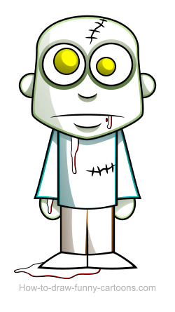 250x445 Zombie Drawings (Sketching + Vector)