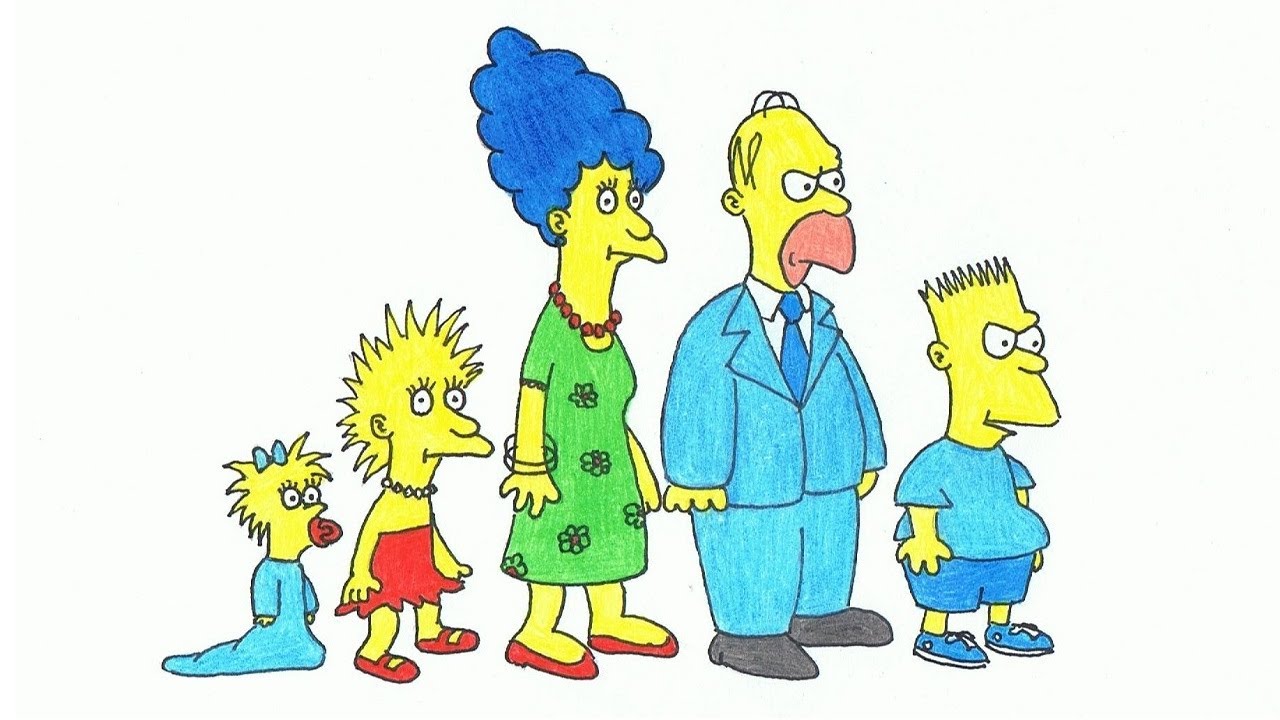 1280x720 The Simpsons Shorts (Drawing