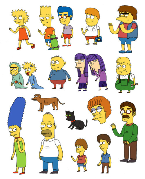 500x616 Visit The Simpsons Drawing Club