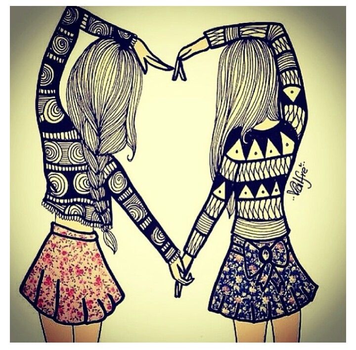 720x707 Photos Cute Drawing Of Best Friends,