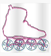 210x230 Roller Skates Drawing Posters Redbubble
