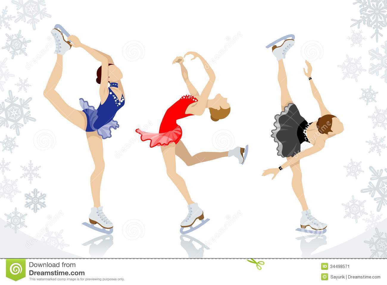 1300x957 Amazing Figure Skating Drawings