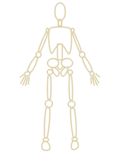 250x315 Drawing A Cartoon Skeleton
