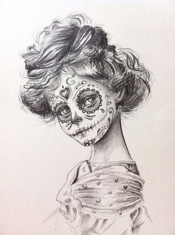 570x763 Image About Girl In Day Of The Dead By Tracey Ashdown