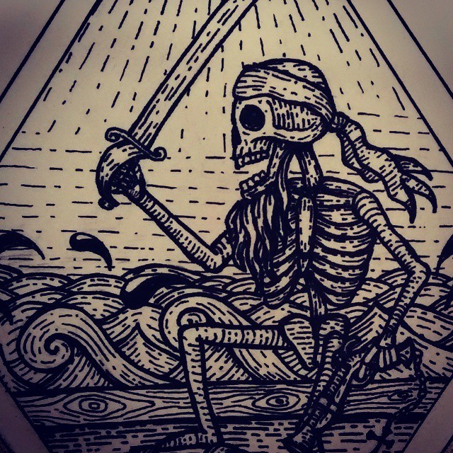 640x640 The Raven From The North Detail