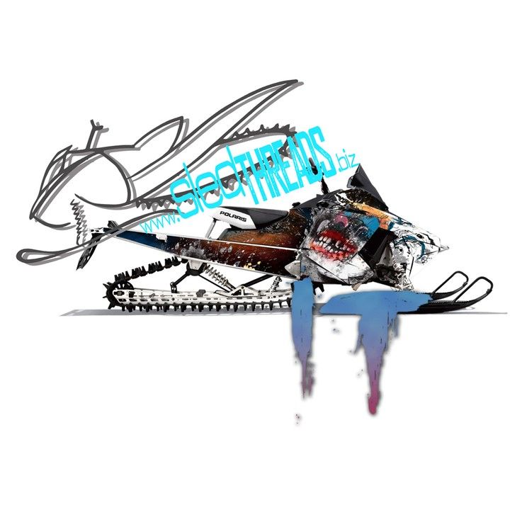 720x720 Polaris It Sledthreads Sled Wraps, Snowmobile Graphics