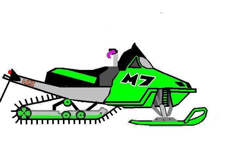 738x453 Snowmobile Drawings