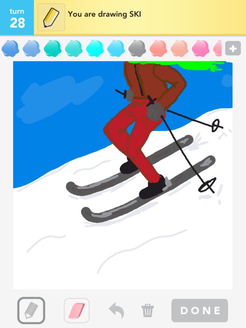 500x667 Ski Drawings
