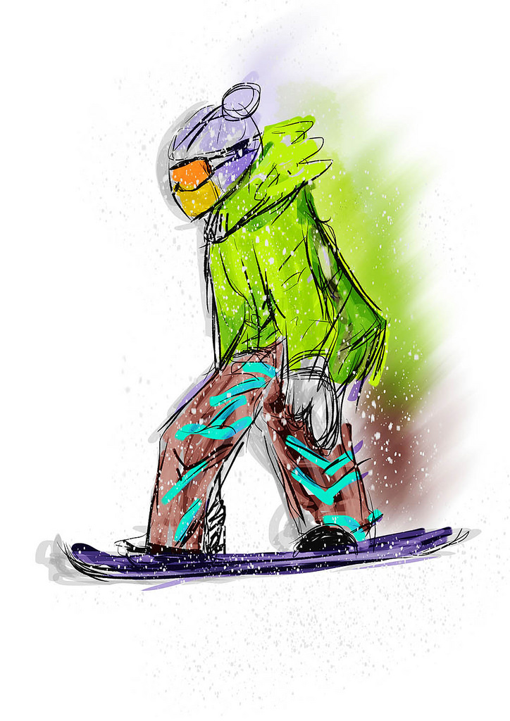 724x1024 The World's Best Photos Of Drawing And Snowboard