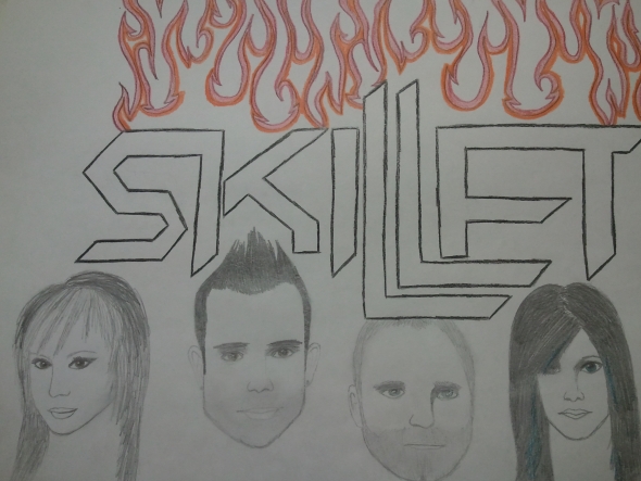 590x443 Skillet Drawing