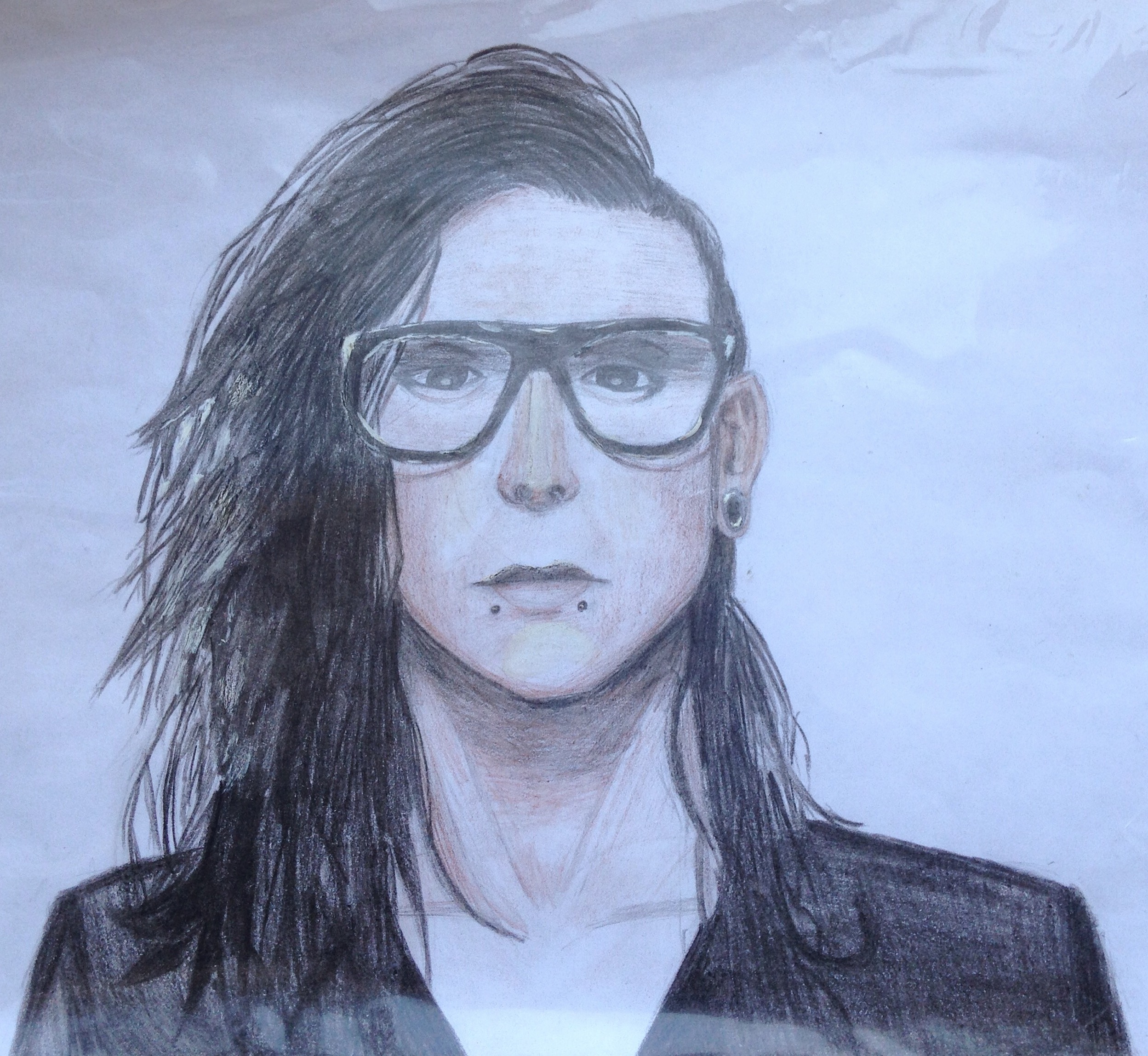 2497x2296 Skrillex Drawing Art Dj, Sonny John Moore Drawing