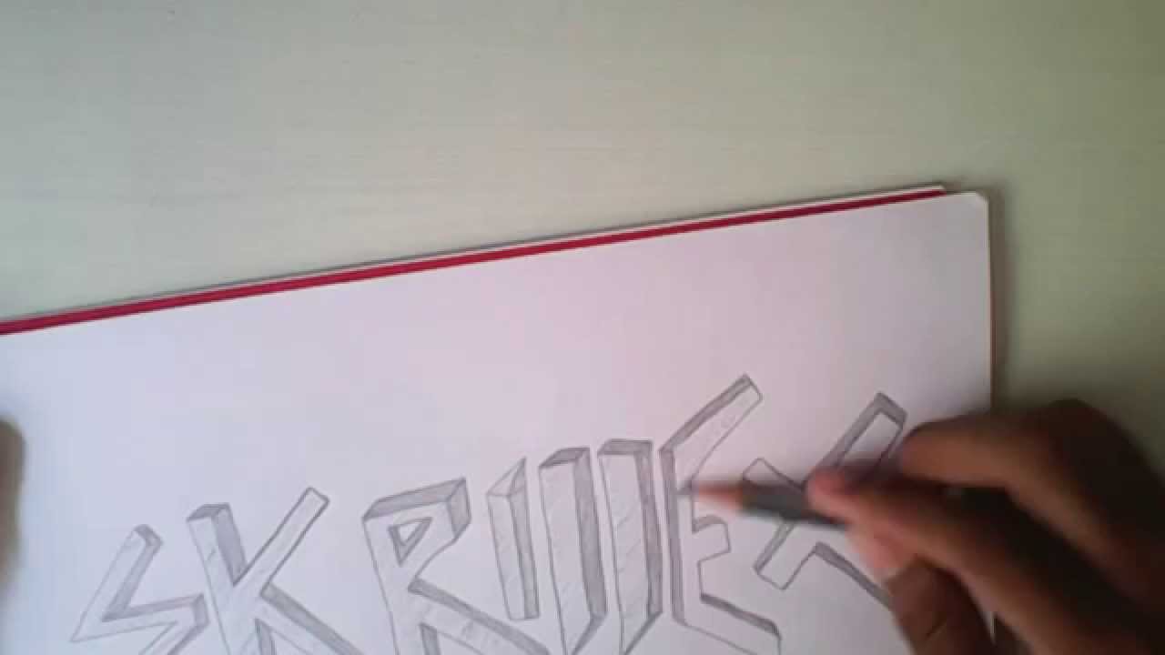 1280x720 How To Draw Skrillex Logo Step By Step