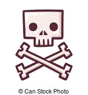 180x195 Skull And Crossbones Doodle. Skull And Crossbones Hand Drawn
