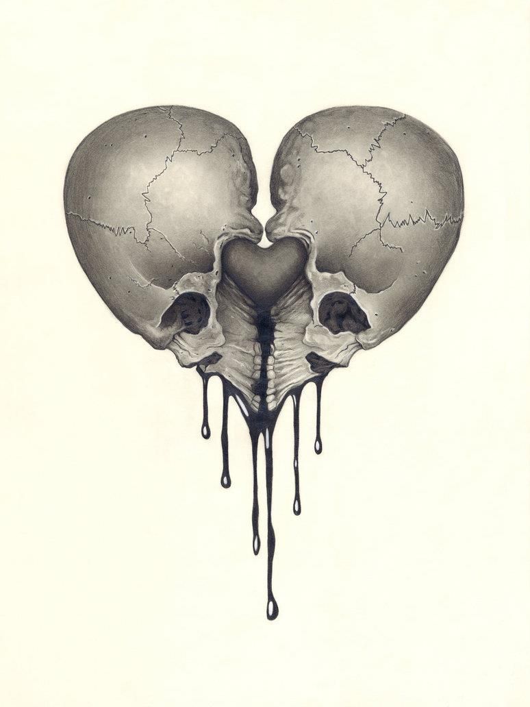 774x1032 I Drew Something Like This Once Skulls And Things