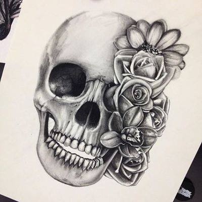 400x400 Skull Drawing Drawings Draw