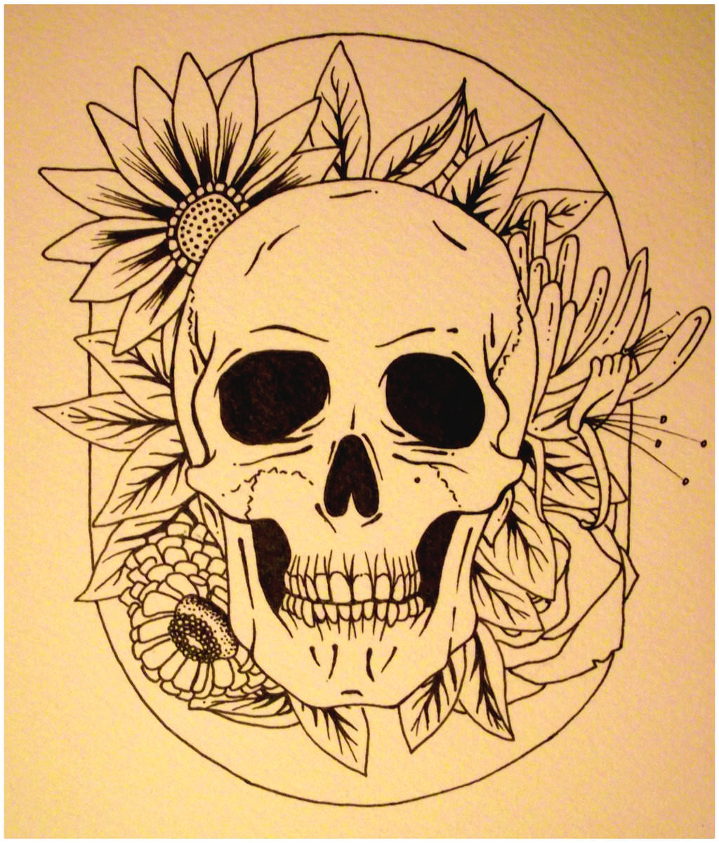 1024x1201 Skull Drawings, Art Ideas Design Trends
