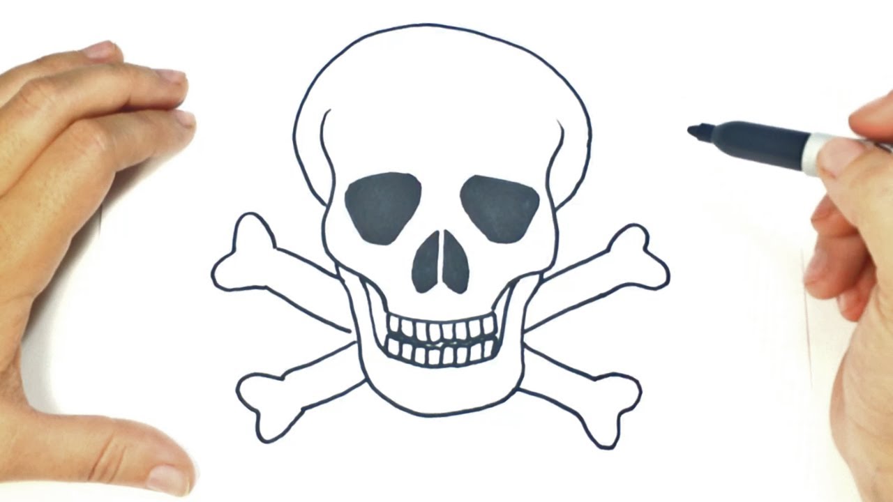 1280x720 How To Draw A Skull Step By Step Skull Drawing Lesson