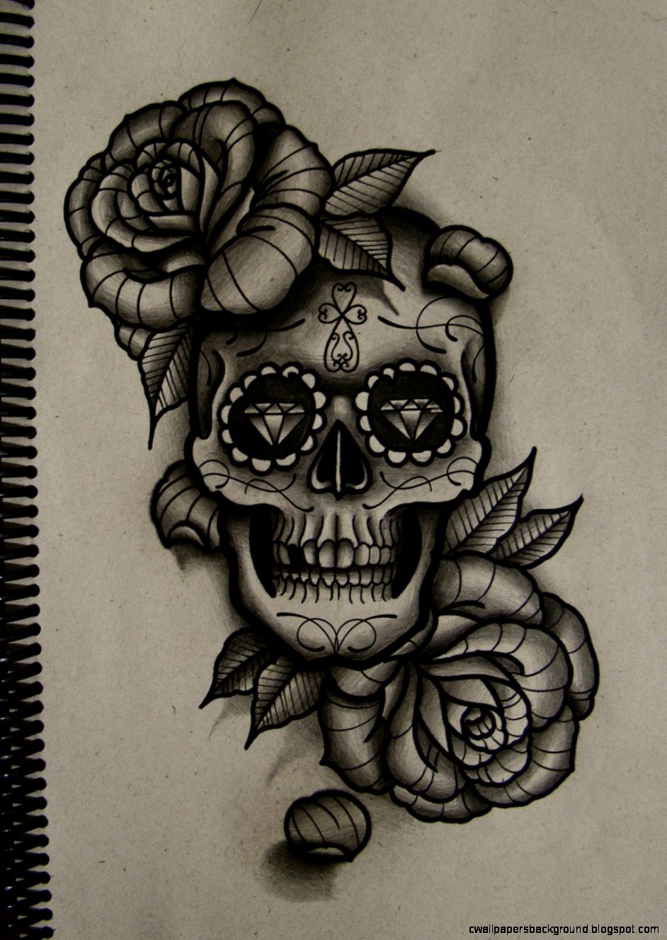 Skull Drawing Tumblr at GetDrawings | Free download