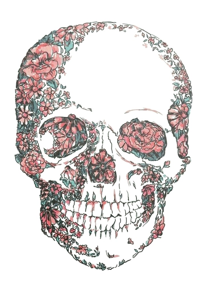 718x1000 Tumblr Skull By Cecilemtx Redbubble