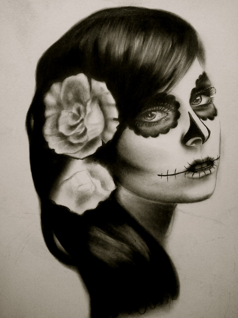 800x1067 Skull Face By Silk86 Katrina Skull Face And Face