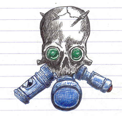 465x440 Gas Mask Skull By Votblindub
