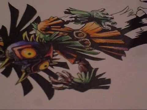 480x360 Skull Kid Drawn By Myawho