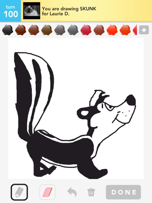 500x667 Skunk Drawings