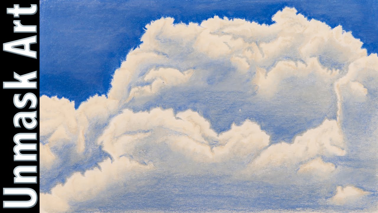 1280x720 Clouds Colored Pencil Drawing Time Lapse